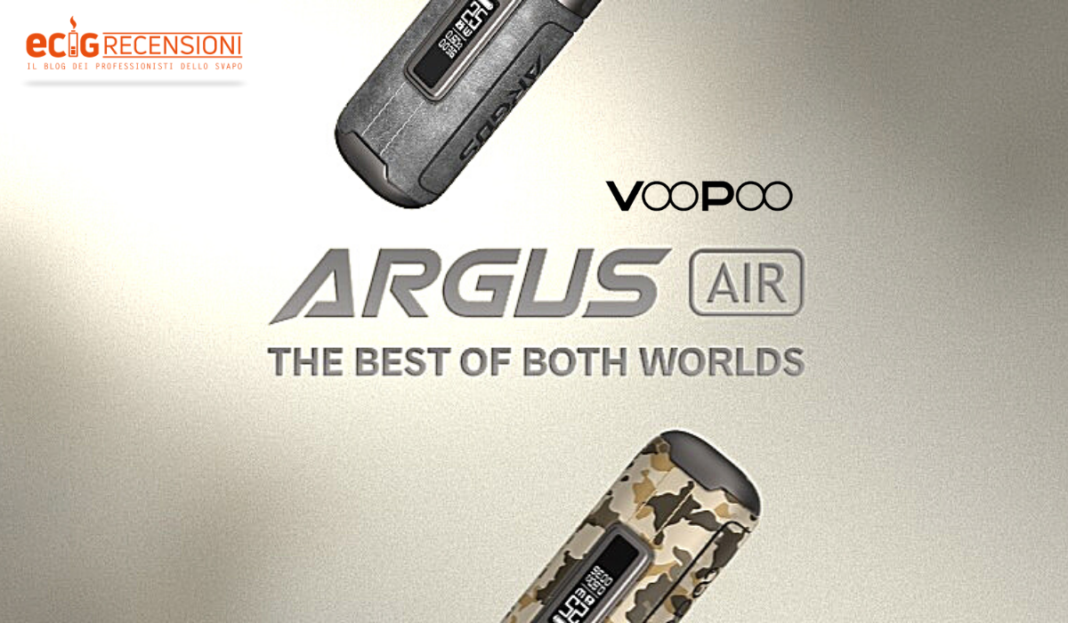 Argus Air, la Pod Mod versatile di VooPoo (Recensione)